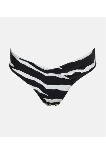 Slip bikini con stampa