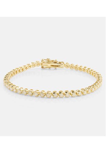 Bracciale in oro 10kt con diamanti