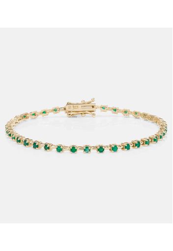 Bracciale Emerald Ace in oro 14kt con smeraldi