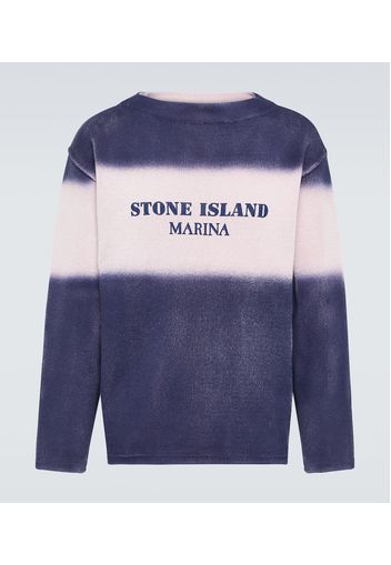 Marina - Pullover in cotone con logo