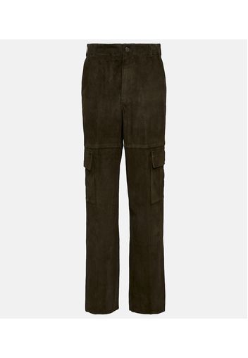 Pantaloni cargo Axel in suede