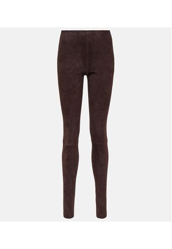 Leggings Carolyn in suede