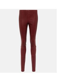 Leggings Carolyn in pelle