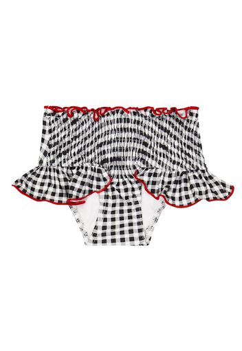 Baby - Slip bikini a quadretti