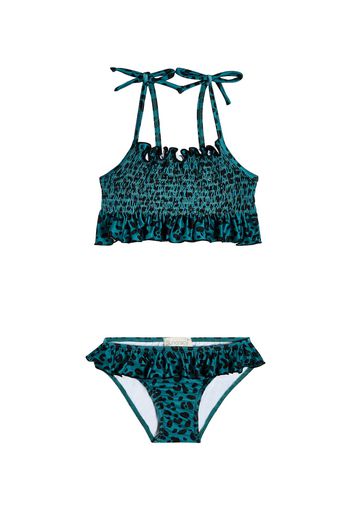 Bikini con stampa leopardata