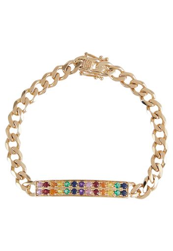 Bracciale a catena Diamond Id Bar in oro 14kt