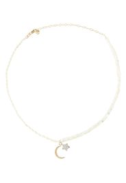 Esclusiva Mytheresa - Collana Half Moon in oro 14kt con diamanti