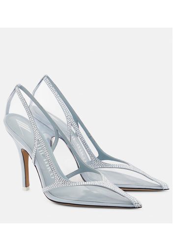 Pumps Venus Chrome in PVC e suede