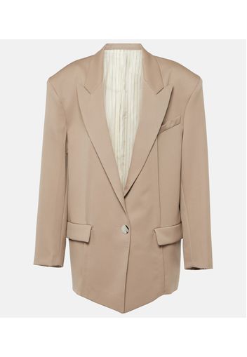 Blazer oversize in lana