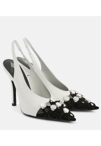 Pumps slingback Fiona in pelle