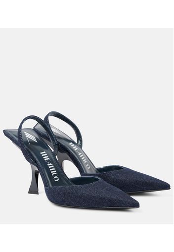 Pumps slingback Ester 95 in denim