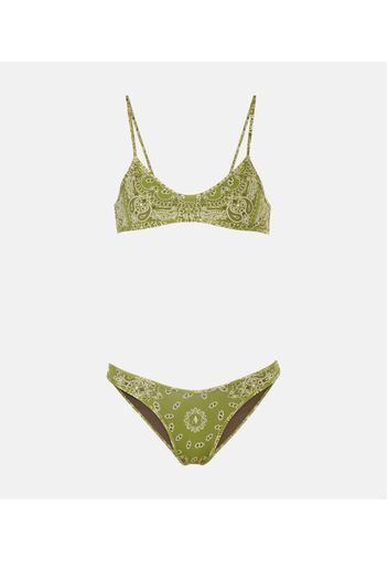 Bikini con stampa paisley