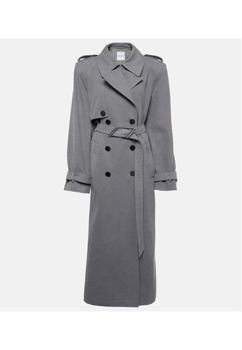 Trench in canvas di cotone