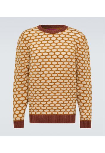 Pullover in cashmere jacquard