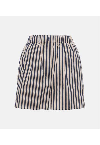 Shorts Lui in misto cotone a righe