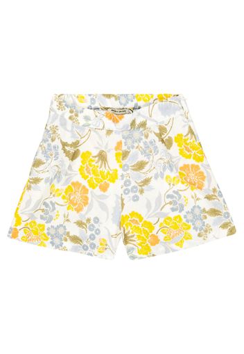 Shorts Gianni in lino e cotone