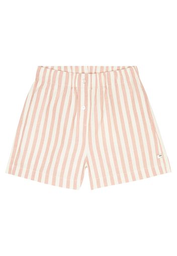 Shorts Ambra in misto cotone e lino