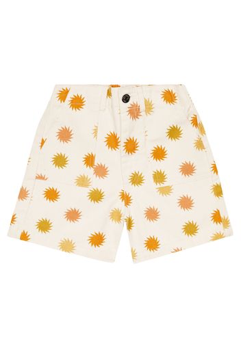 Shorts Tramonto in cotone con stampa