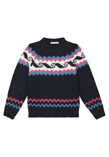 Pullover Andy in jacquard di misto lana