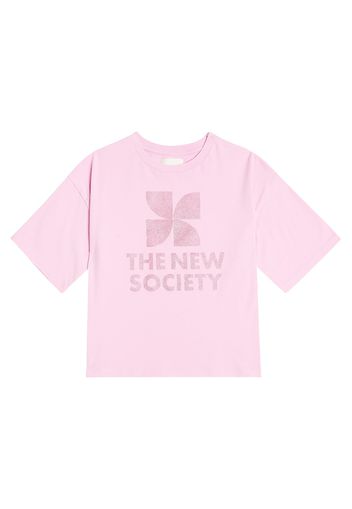 T-shirt in cotone con logo