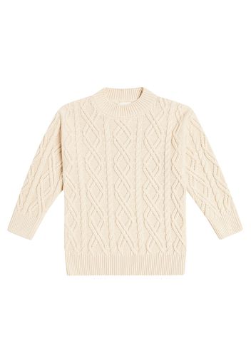 Pullover Russel in cotone a trecce