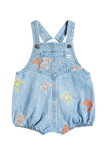 Baby - Jumpsuit corta Burbank di jeans