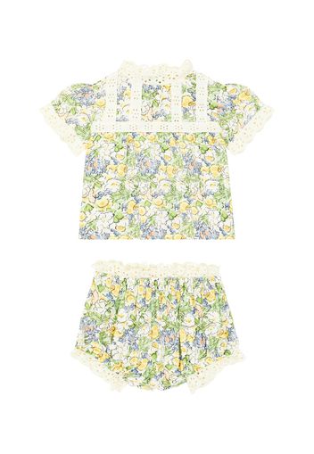 Baby - Top e culottes Beverly in lino