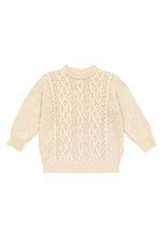 Pullover in maglia a trecce