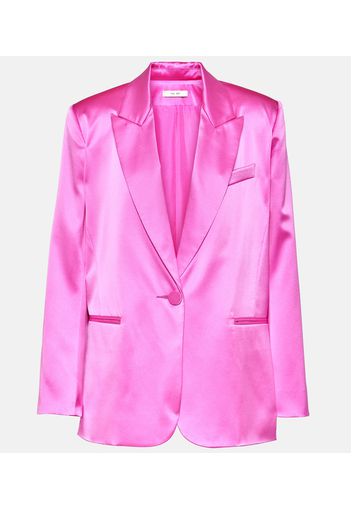 Blazer in charmeuse di seta