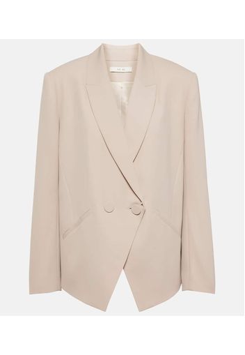 Blazer doppiopetto in crêpe