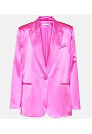 Blazer in charmeuse di seta