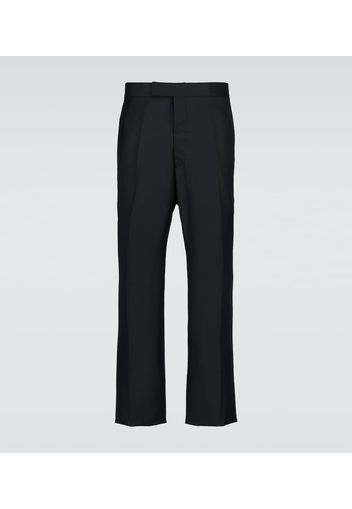 Pantaloni Super 120 in lana