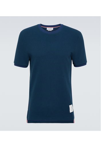 T-shirt in jersey di cotone a righe