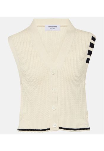 Gilet in maglia di lana