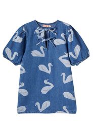 Abito in cotone con stampa