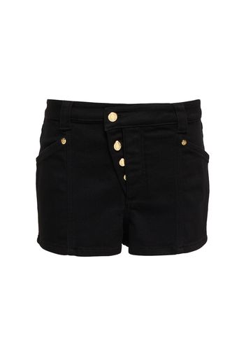 Shorts asimmetrici in cotone