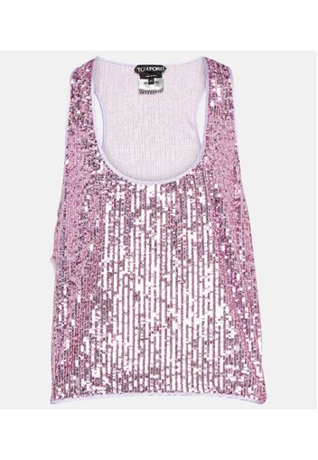 Top con paillettes