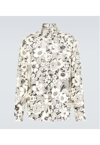 Camicia con stampa floreale