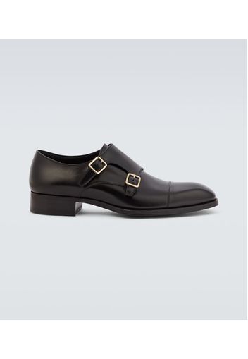 Scarpe Monk strap Elkan in pelle