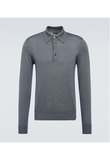 Polo in cashmere e seta