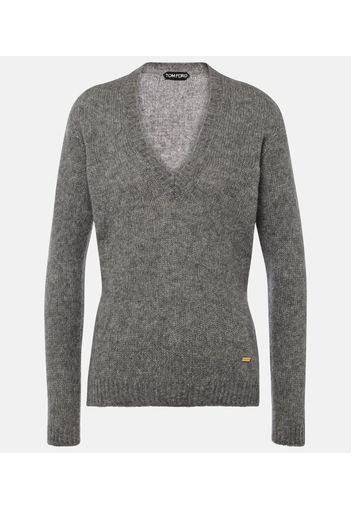 Pullover in cashmere e seta