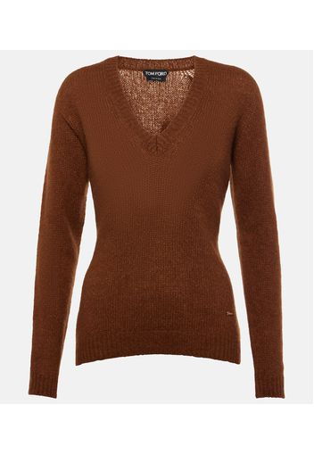 Pullover in cashmere e seta