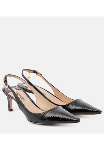 Pumps slingback Angelina in pelle