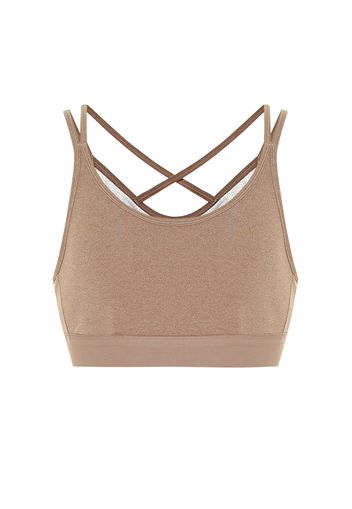 Top sportivo in tessuto stretch