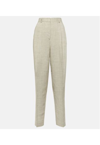 Pantaloni regular a vita alta