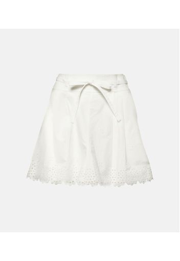 Shorts Sabine in pizzo di cotone sangallo