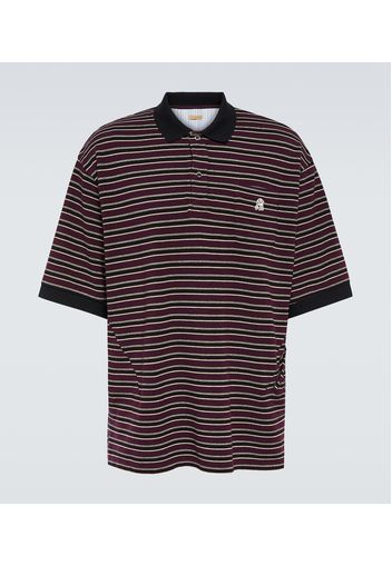 Polo in cotone a righe