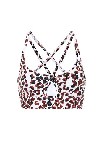 Top sportivo Fountain a stampa leopardo