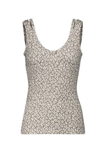 Tank top Dixon a stampa leopardata