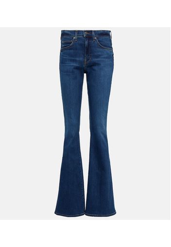 Jeans flared Beverly a vita alta